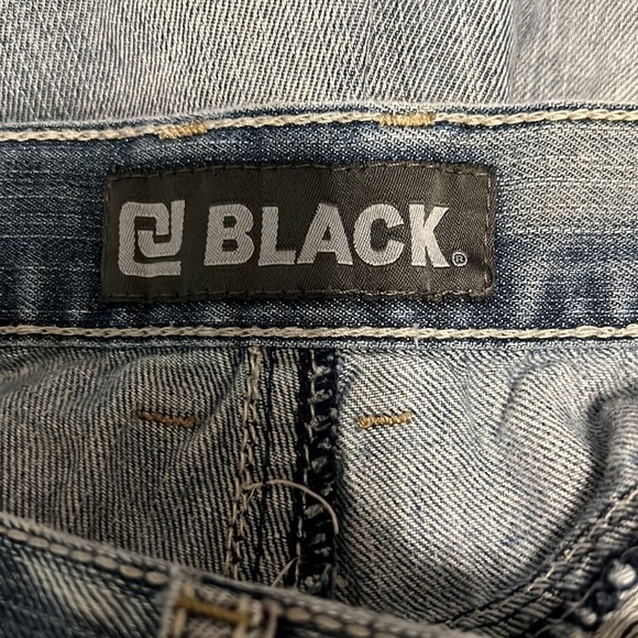 Men’s CJ Black Denim Boot Distressed Jeans Size 30x32 (GOOD) - Picture 5 of 9